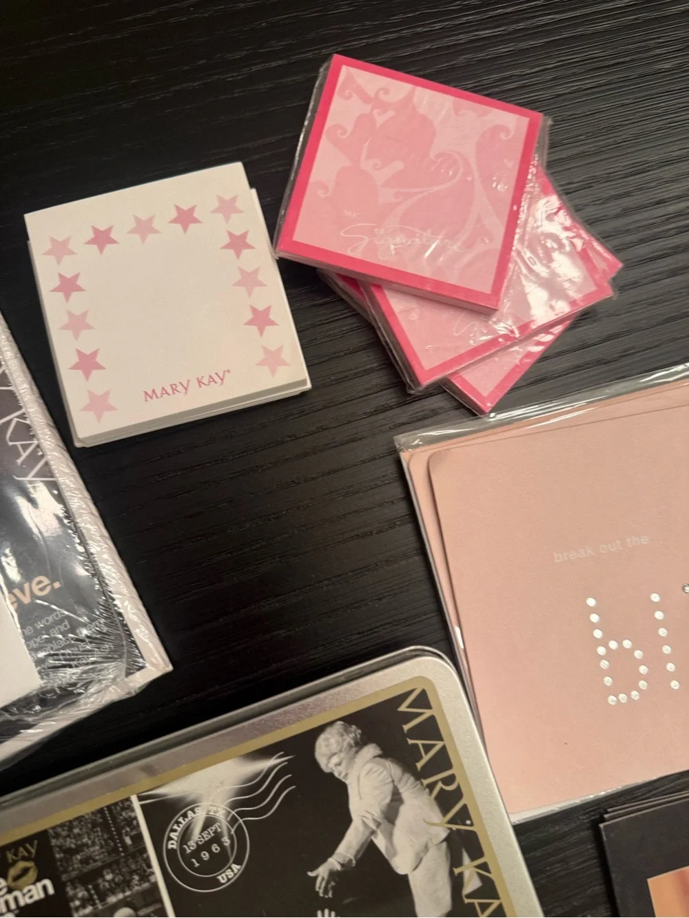 Mary Kay Bundle of Postcards Stationary Post-Its Office Supplies